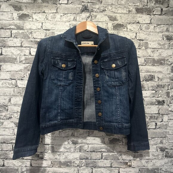 pistola Jackets & Blazers - EUC Pistola Jean Jacket Women's Size Small